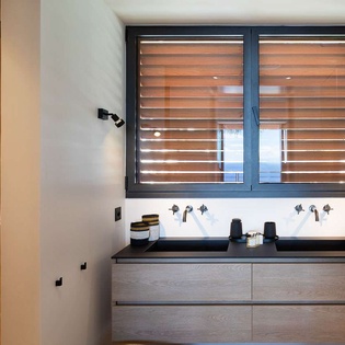 Bathroom at WV GYP, Gouverneur, St. Barthelemy