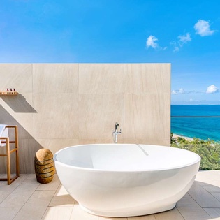 Bathroom at PIE AMA, Hillside/Baie Rouge, St. Martin
