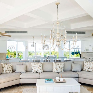 Living Room at TC PW, Long Bay Beach, Turks & Caicos