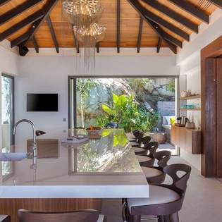 Kitchen at WV LER, Colombier, St. Barthelemy