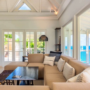 Living Room at WV ACI, Flamands, St. Barthelemy