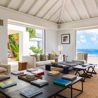 Living Room at WV ECO, Gouverneur, St. Barthelemy
