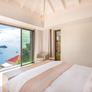 Bedroom at WV BCA, Corossol, St. Barthelemy