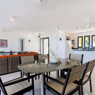 Dining Room at WV BAS, Lorient Beach, St. Barthelemy