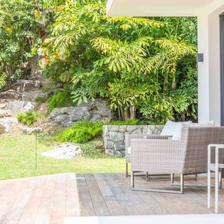 Deck at WV BST, Lurin, St. Barthelemy