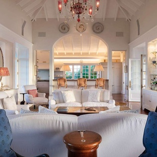 Living Room at WV PBO, Colombier, St. Barthelemy