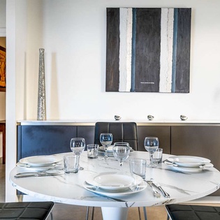 Dining Room at WV TAN, Colombier, St. Barthelemy