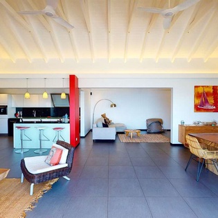 Living Room at WV ITA, Lorient, St. Barthelemy