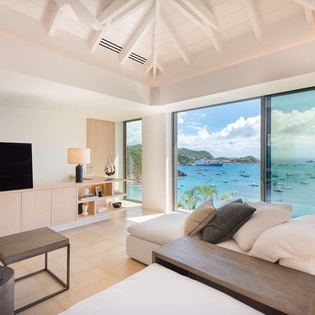 Living Room at WV BCA, Corossol, St. Barthelemy