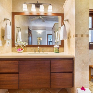 Bathroom at TC JSM, Ocean Pt/Taylors, Turks & Caicos