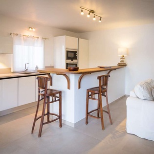 Kitchen at WV BEA, Marigot Beach, St. Barthelemy