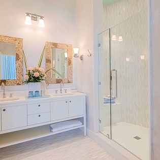 Bathroom at AXA CER, Barnes Bay, Anguilla
