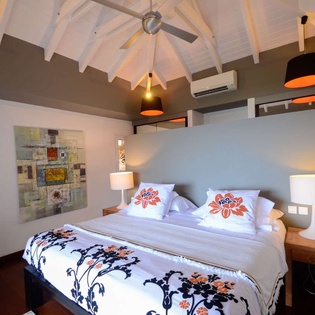 Bedroom at WV VLC, Lurin, St. Barthelemy