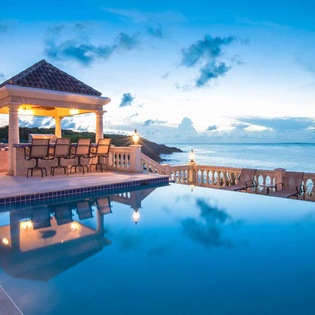 Villa Pool at AXA CAS, Little Bay, Anguilla