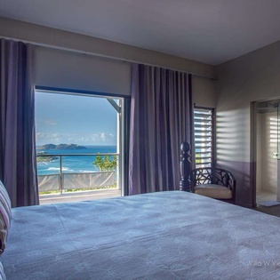 Bedroom at WV IEW, St. Jean, St. Barthelemy