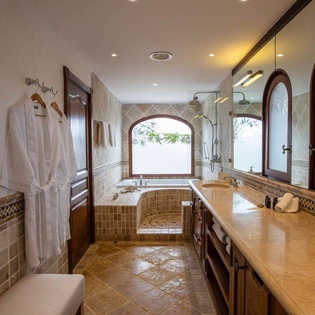 Bathroom at SXM BET, Hillside/Terres Basses, St. Martin