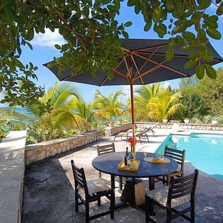 Terrace at PIE BAI, Beach Side/Baie Longue, St. Martin