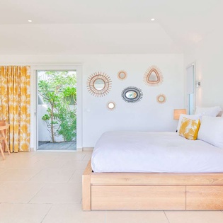 Bedroom at WV ANK, Colombier, St. Barthelemy