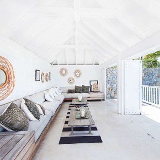 Living Room at WV KAM, Marigot, St. Barthelemy
