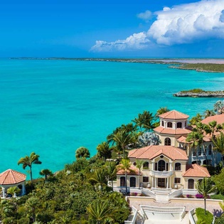 Aerial photo of IE EMC, Silly Creek/Taylors, Turks & Caicos