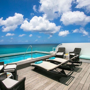 Villa Pool at PIE BDV, Beachfront/Cupecoy, St. Martin