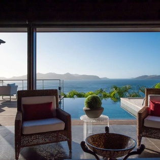Living Room at WV IDS, Pointe Milou, St. Barthelemy