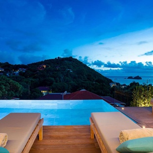 Deck at WV SAH, Corossol, St. Barthelemy