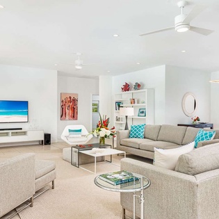 Living Room at TC SGR, Leeward, Turks & Caicos