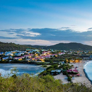 The view from PIE BLS, Happy Bay, St. Martin