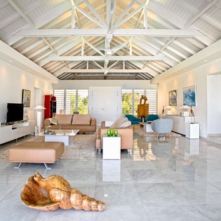 Living Room at PIE EDS, Beach Side/Plum Beach, St. Martin