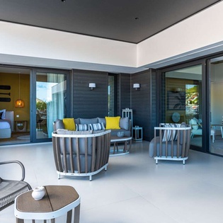 Terrace at WV PTG, Gustavia, St. Barthelemy