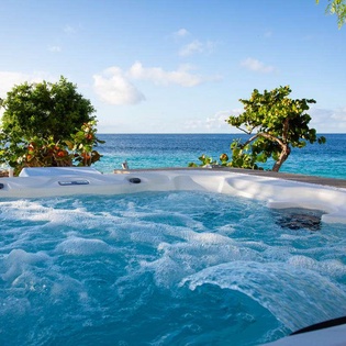 Jacuzzi at AXA SBH, Little Bay, Anguilla