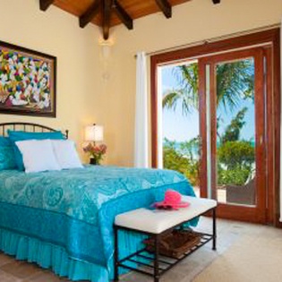 Bedroom at IE MIR, Sapodilla Bay, Turks & Caicos