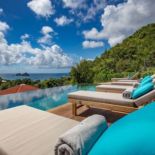 Deck at WV SAH, Corossol, St. Barthelemy