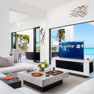 Living Room at TC SDB, Turtle Tail, Turks & Caicos
