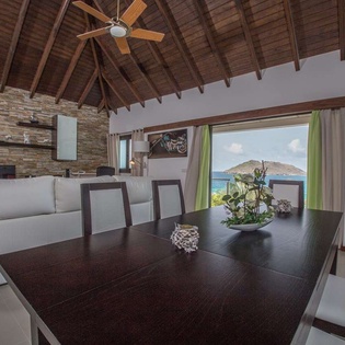 Dining Room at WV ISA, Flamands, St. Barthelemy
