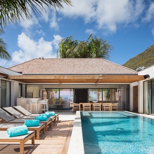 Villa Pool at WV CTL, Lorient Beach, St. Barthelemy