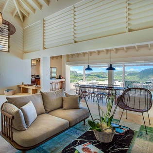 Living Room at WV YEB, Pointe Milou, St. Barthelemy