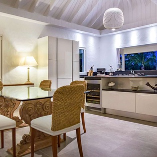 Dining Room at WV PAJ, Lurin, St. Barthelemy