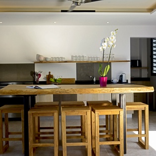 Kitchen at WV EDU, Lurin, St. Barthelemy