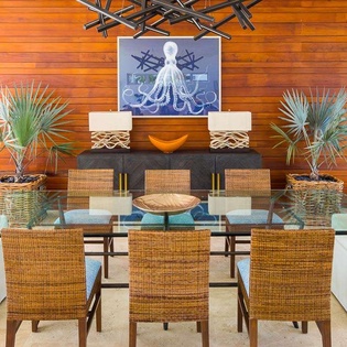 Dining Room at AXA CHM, Blowing Point, Anguilla