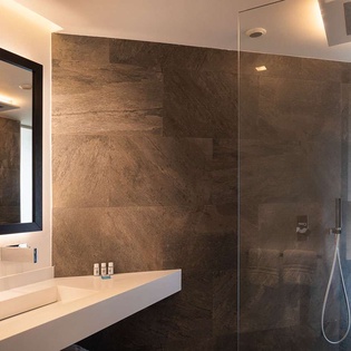 Bathroom at WV BSN, Lurin, St. Barthelemy