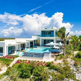 Aerial photo of TC SDB, Turtle Tail, Turks & Caicos
