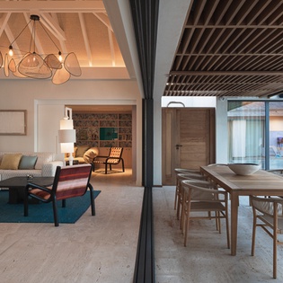 Living Room at WV CTL, Lorient Beach, St. Barthelemy