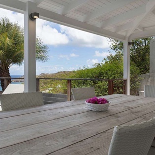 Deck at WV RIV, Flamands, St. Barthelemy
