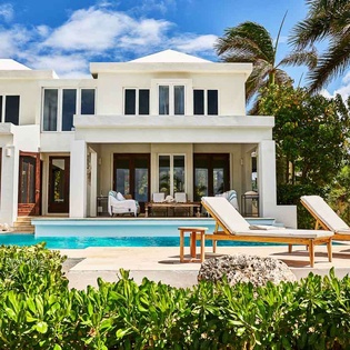 Exterior of AXA BES, Blowing Point, Anguilla