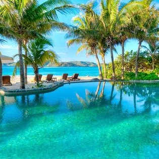Villa Pool at NEC GRH, Necker Island, Necker