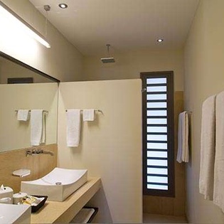 Bathroom at WV CML, Camaruche, St. Barthelemy