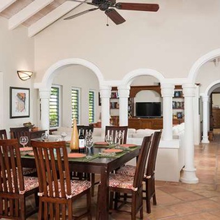 Dining Room at IE PMO, Turtle Tail, Turks & Caicos
