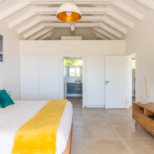 Bedroom at WV VOB, St. Jean, St. Barthelemy